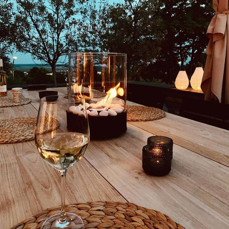 Planika Chantico Glassfire – Bordpeis i glass