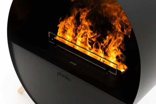 Planika Misty – EL-peis med vanndamp med LED-flammer Planika