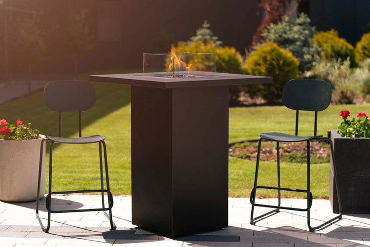 Planika Square Table High – utendørs gasspeisbord