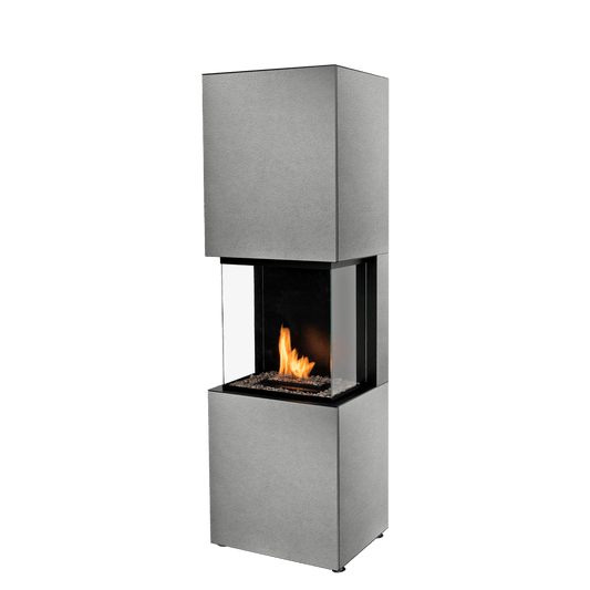 Planika Rock Fireplace – Frittstående biopeis