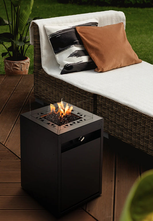 Planika Square – Kompakt utendørs gasspeis