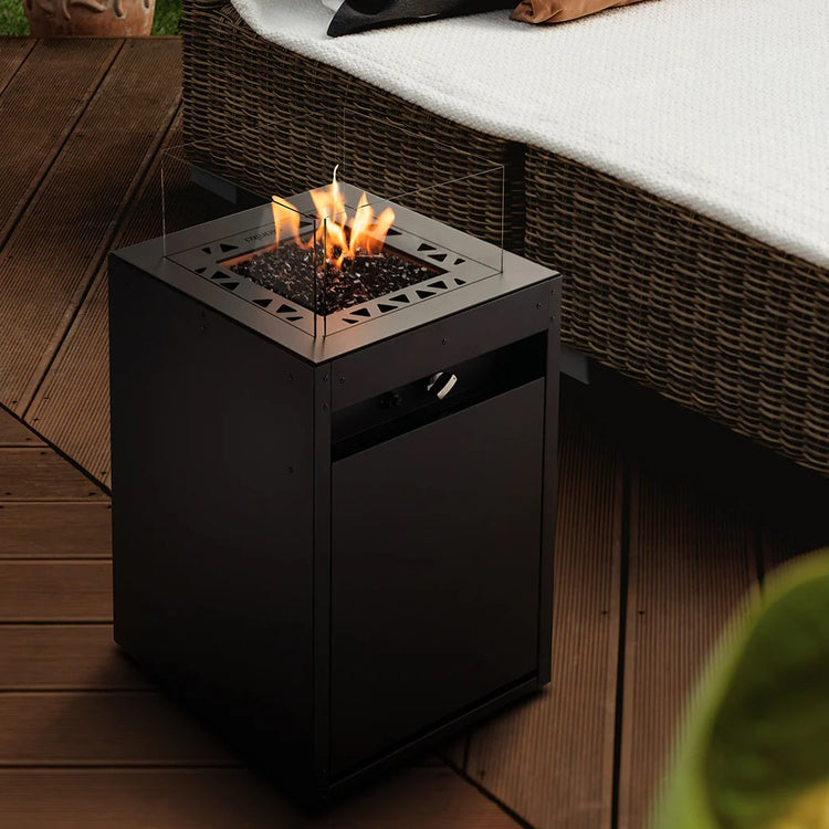 Planika Square – Kompakt utendørs gasspeis