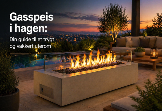 Gasspeis i hagen: Din guide til et trygt og vakkert uterom Ardente Brands: Planika Fires
