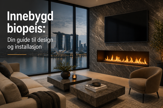 Innebygd biopeis: Din guide til design og installasjon Ardente Brands: Planika Fires