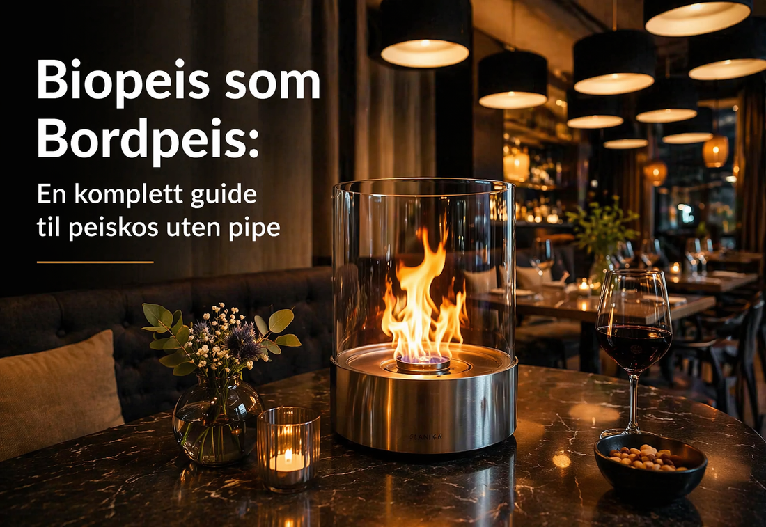 Biopeis som Bordpeis: En komplett guide til peiskos uten pipe Ardente Brands: Planika Fires