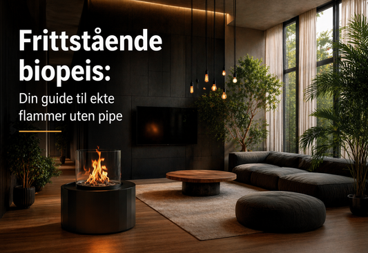 Frittstående biopeis: Din guide til ekte flammer uten pipe Ardente Brands: Planika Fires