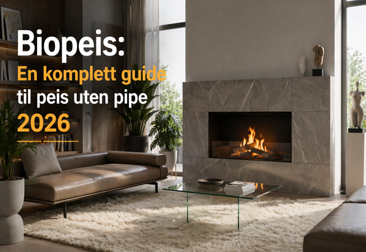 Biopeis- En komplett guide til peis uten pipe