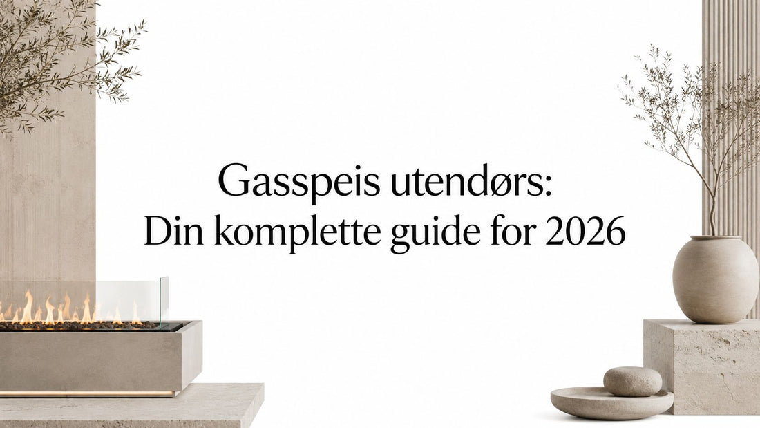 En innføring til gasspeis utendørs Ardente Brands: Planika Fires