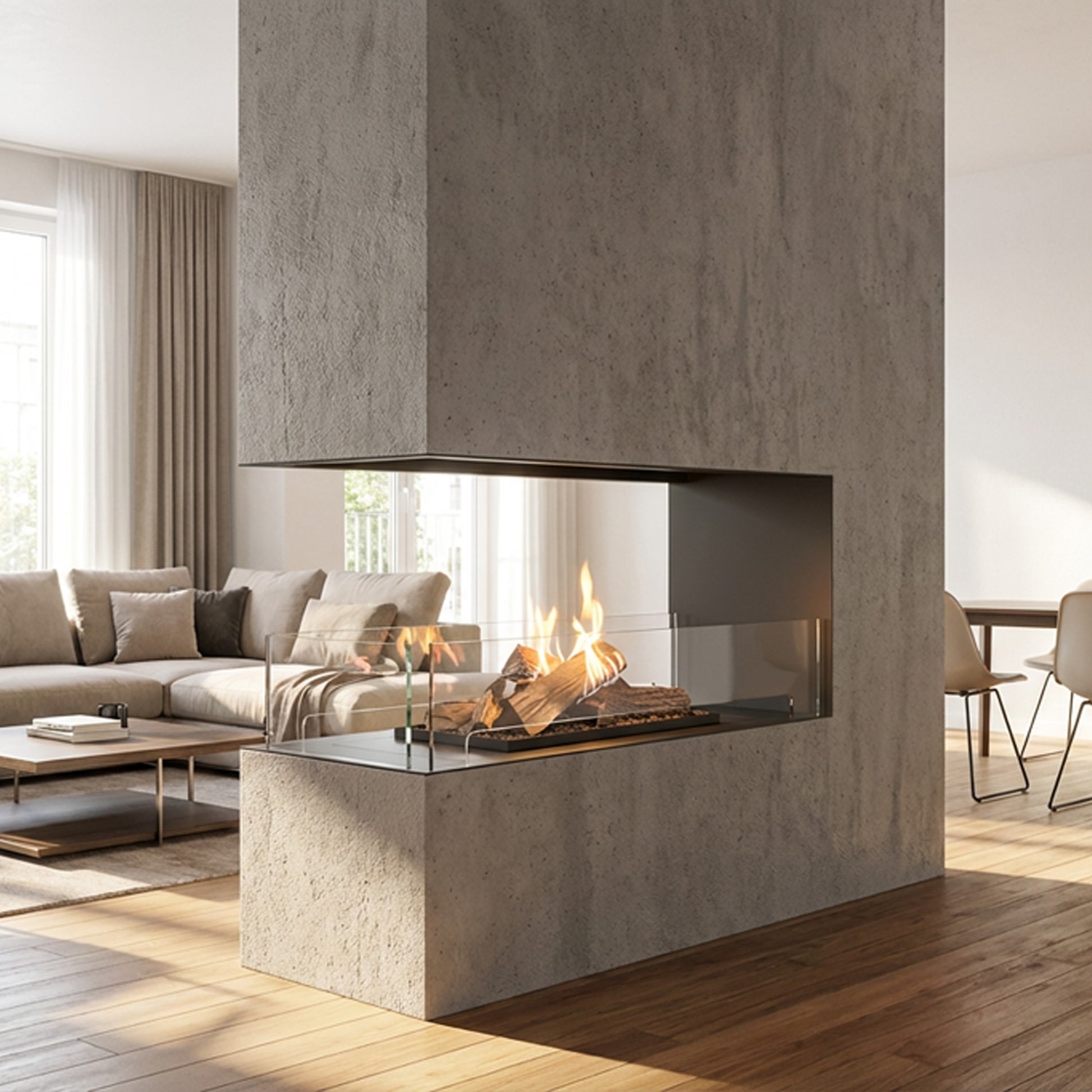 Planika Biopeis FLA 990 LOGS, Romdeler