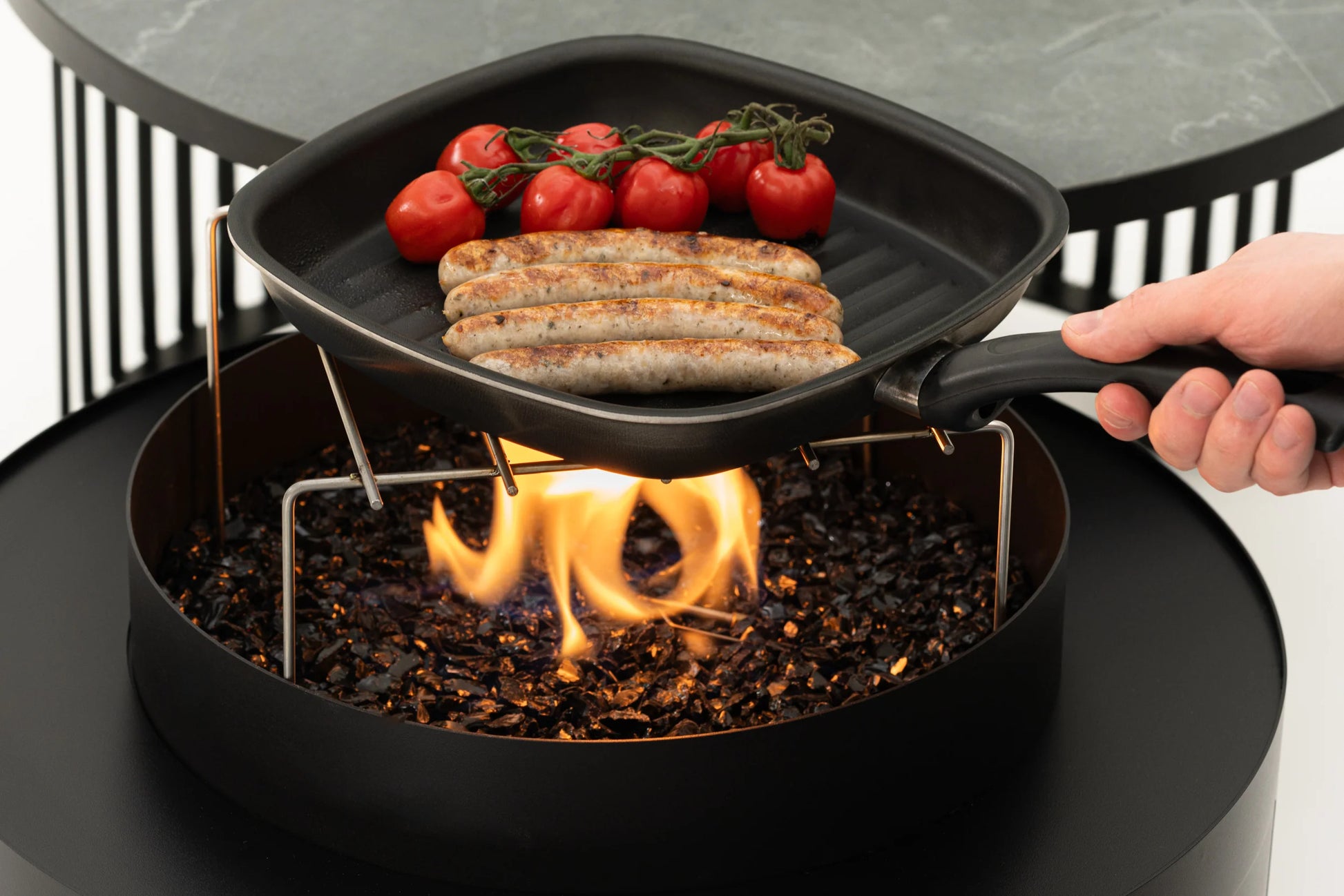 Planika Moon – utendørs gasspeis