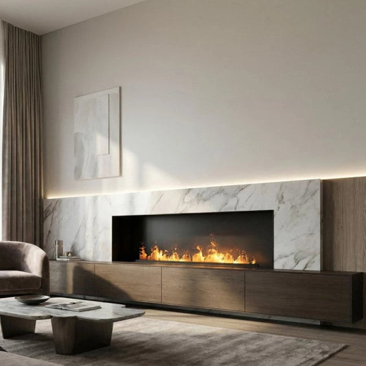 Planika PD Cool Flame Innsats – EL-peis med vanndamp og LED-flammer Planika