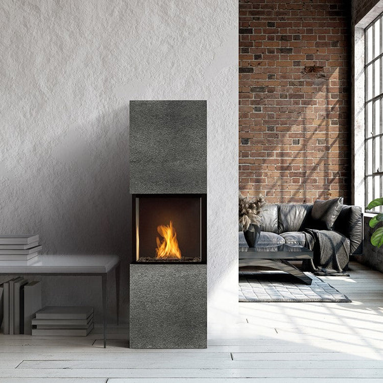 Planika Rock Fireplace – Frittstående bioetanolpeis