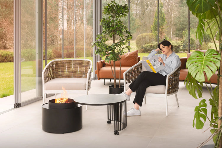 Planika Moon – utendørs gasspeis