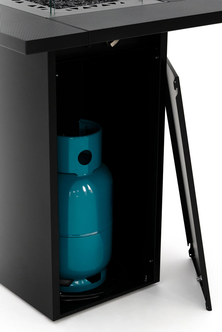 Planika Square Table High – utendørs gasspeisbord