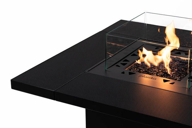 Planika Square Table High – utendørs gasspeisbord