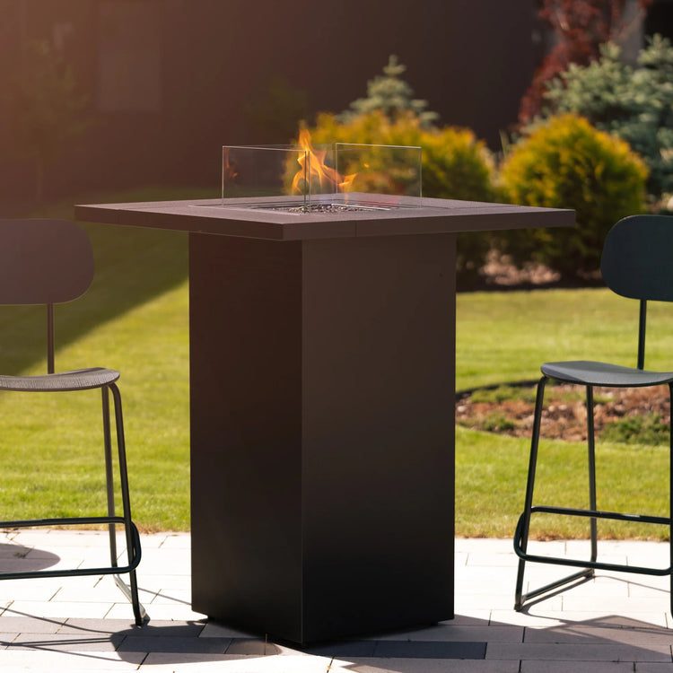 Planika Square Table High – utendørs gasspeisbord