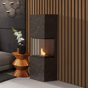 Planika Rock Fireplace – Frittstående bioetanolpeis