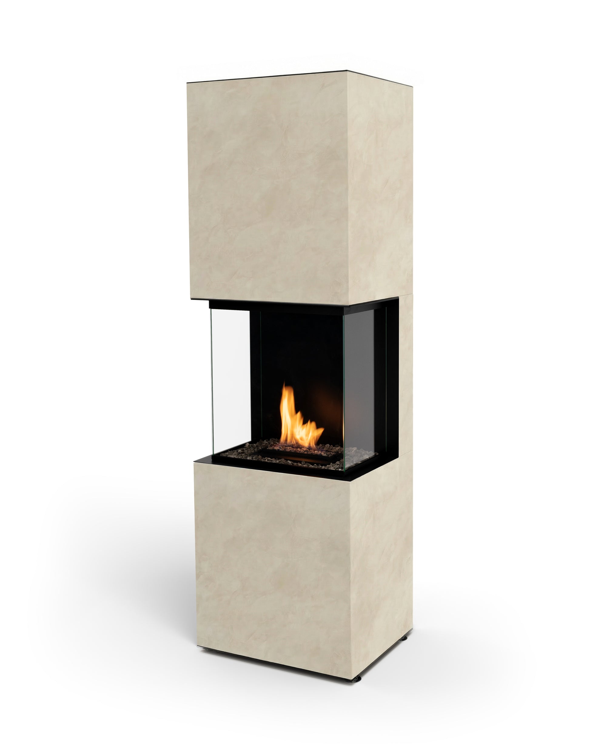 Planika Rock Fireplace – Frittstående bioetanolpeis