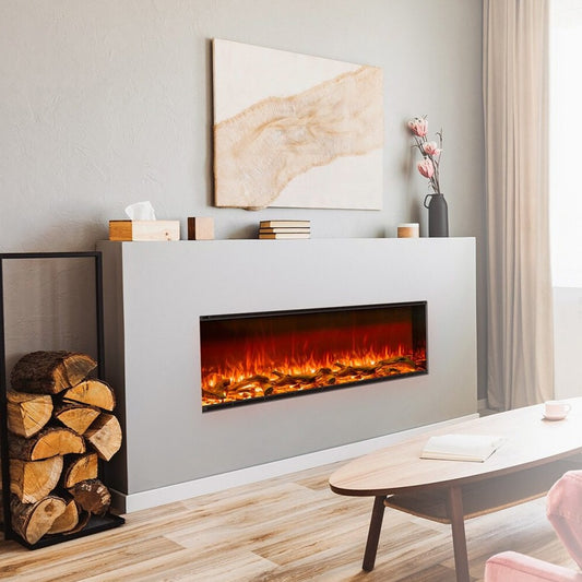 Planika Astro – Elektrisk peis med LED-flammer