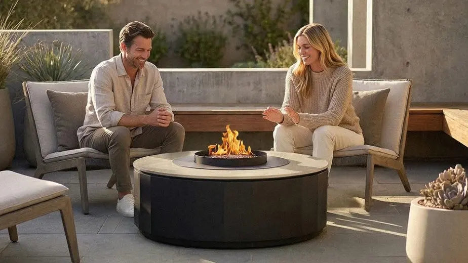 Planika Comet Table – Eksklusivt utendørs biopeis som ildbord - Ardente Brands: Planika Fires