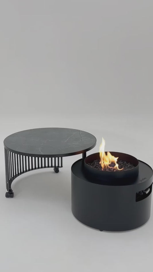 Planika Moon – utendørs gasspeis